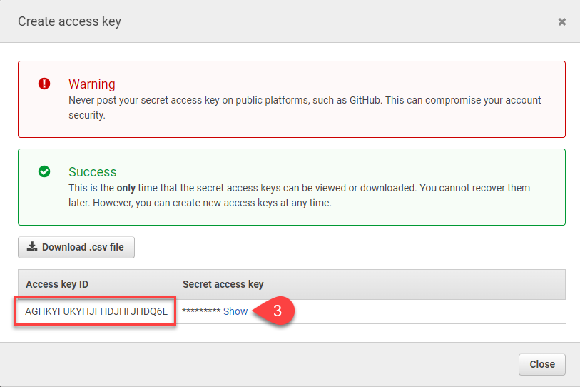 Amazon S3 Report Upload