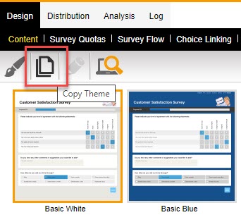 Custom Survey Banner Theme