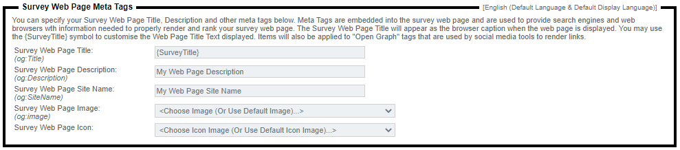 Meta Tags Information