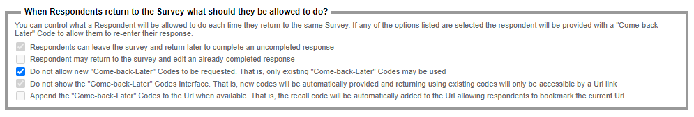 Panel Existing Codes