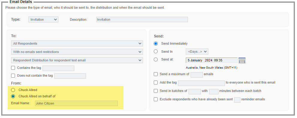 Edit SMTP Settings